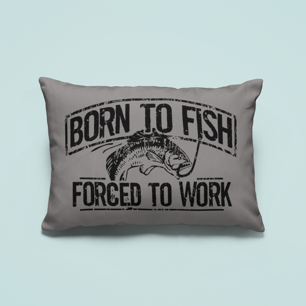 Born To Fish Soft Microfiber Wrinkle and Stain Resistant Pillow Case