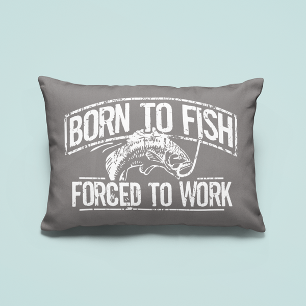 Born To Fish Soft Microfiber Wrinkle and Stain Resistant Pillow Case