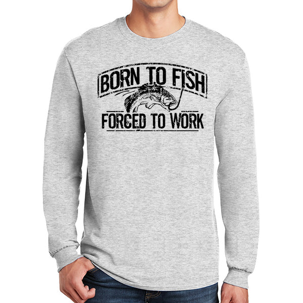 Born To Fish 540 Heavy Cotton Classic Long Sleeve T-Shirt