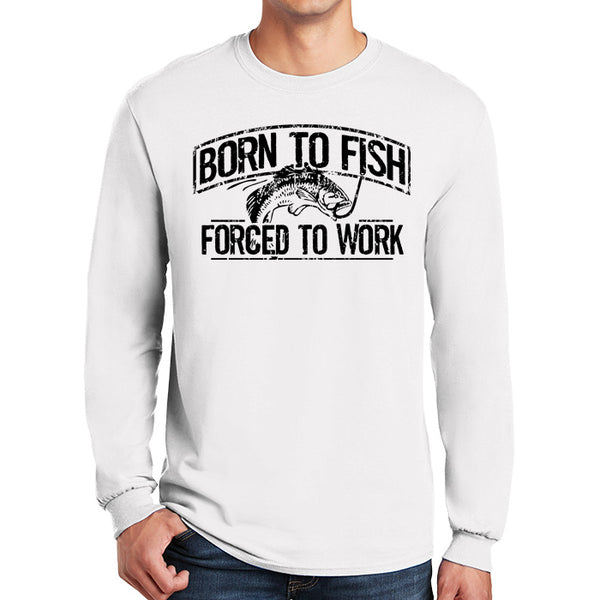 Born To Fish 540 Heavy Cotton Classic Long Sleeve T-Shirt