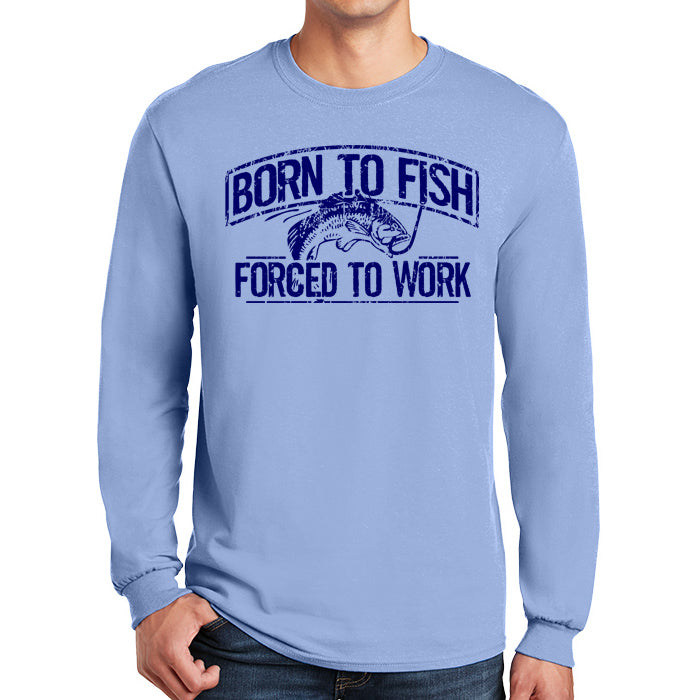 Born To Fish 540 Heavy Cotton Classic Long Sleeve T-Shirt