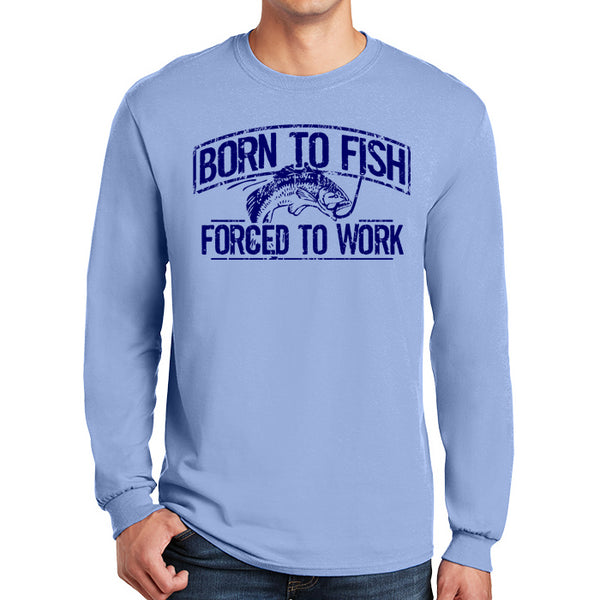 Born To Fish 540 Heavy Cotton Classic Long Sleeve T-Shirt