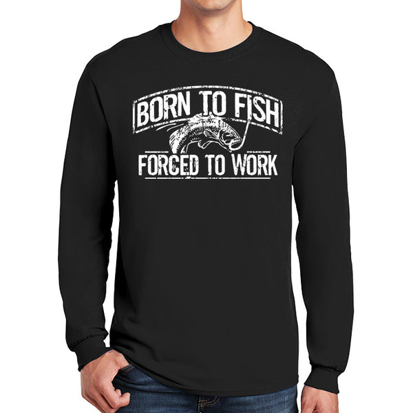 Born To Fish 540 Heavy Cotton Classic Long Sleeve T-Shirt