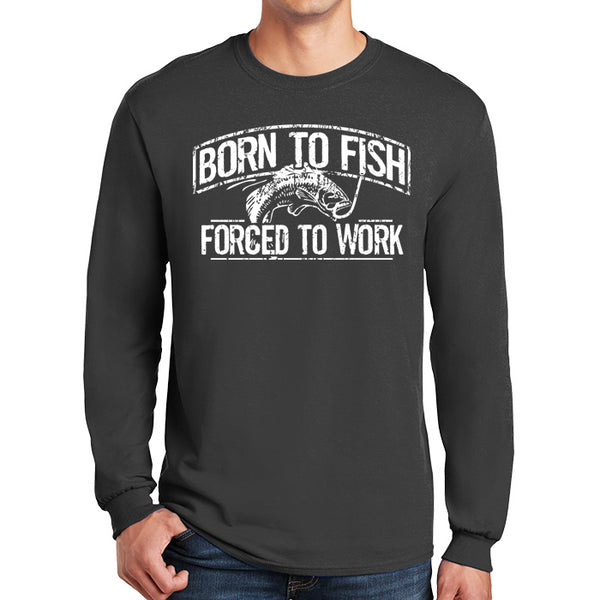 Born To Fish 540 Heavy Cotton Classic Long Sleeve T-Shirt