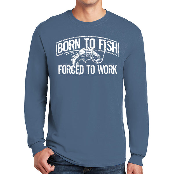 Born To Fish 540 Heavy Cotton Classic Long Sleeve T-Shirt