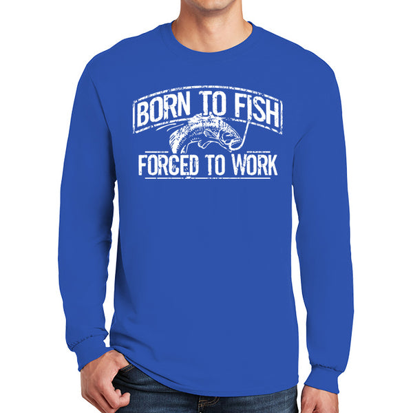 Born To Fish 540 Heavy Cotton Classic Long Sleeve T-Shirt
