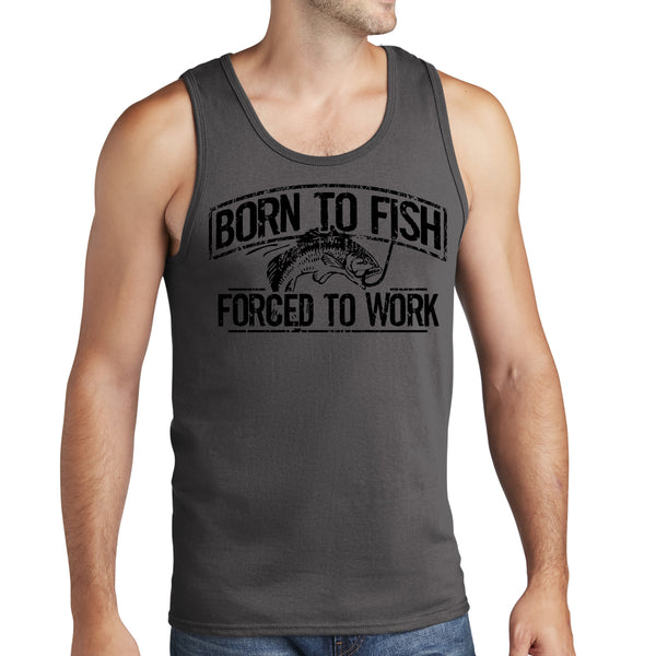 Born To Fish Breathable Durable Classic Fit Men's Tank Top