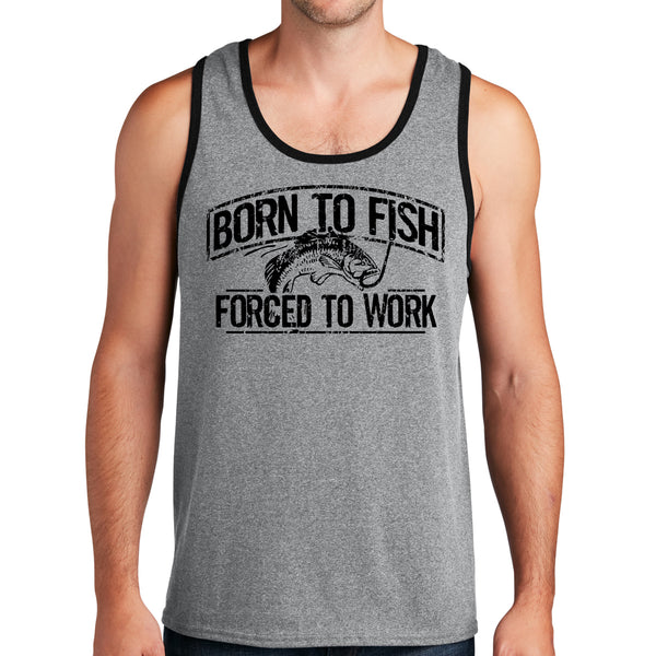 Born To Fish Breathable Durable Classic Fit Men's Tank Top