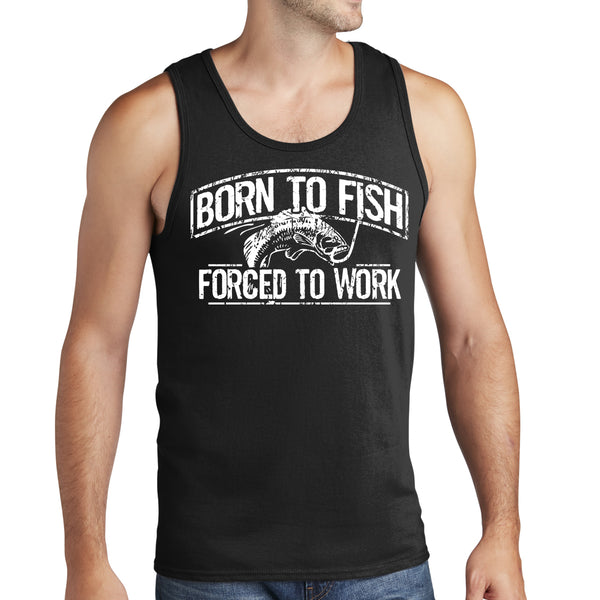 Born To Fish Breathable Durable Classic Fit Men's Tank Top