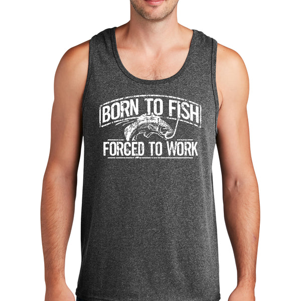 Born To Fish Breathable Durable Classic Fit Men's Tank Top