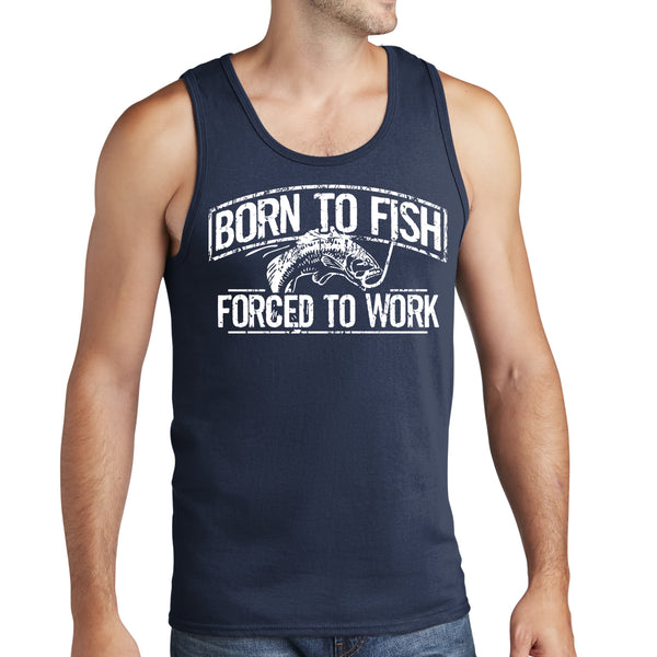 Born To Fish Breathable Durable Classic Fit Men's Tank Top