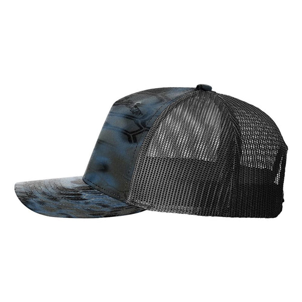 Born To Fish 112PFPB Structured Five-Panel Mid Pro Snapback Adjustable Trucker Cap