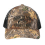 Born To Fish RU900 Embroidered Camo Mid Profile Snapback Adjustable Trucker Cap