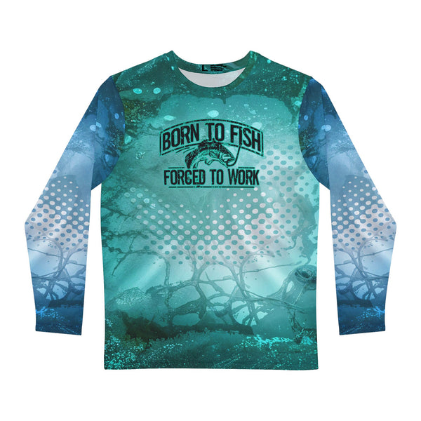 Born To Fish Aqua 62 Brushed Microfiber Performance Long Sleeve T-Shirt