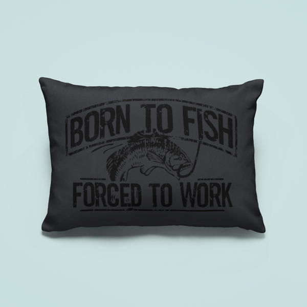 Born To Fish Soft Microfiber Wrinkle and Stain Resistant Pillow Case