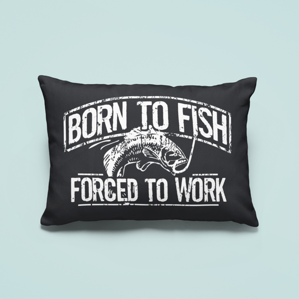 Born To Fish Soft Microfiber Wrinkle and Stain Resistant Pillow Case
