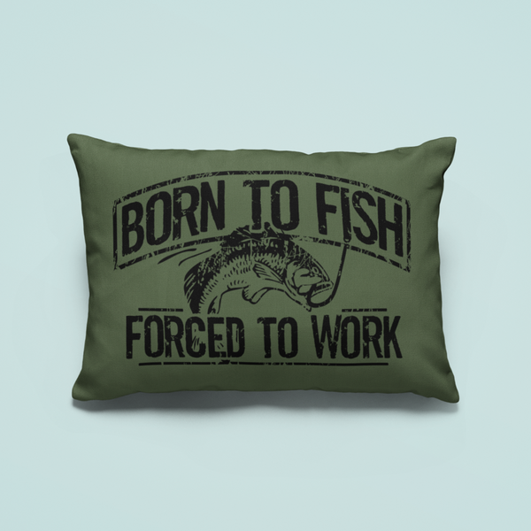 Born To Fish Soft Microfiber Wrinkle and Stain Resistant Pillow Case