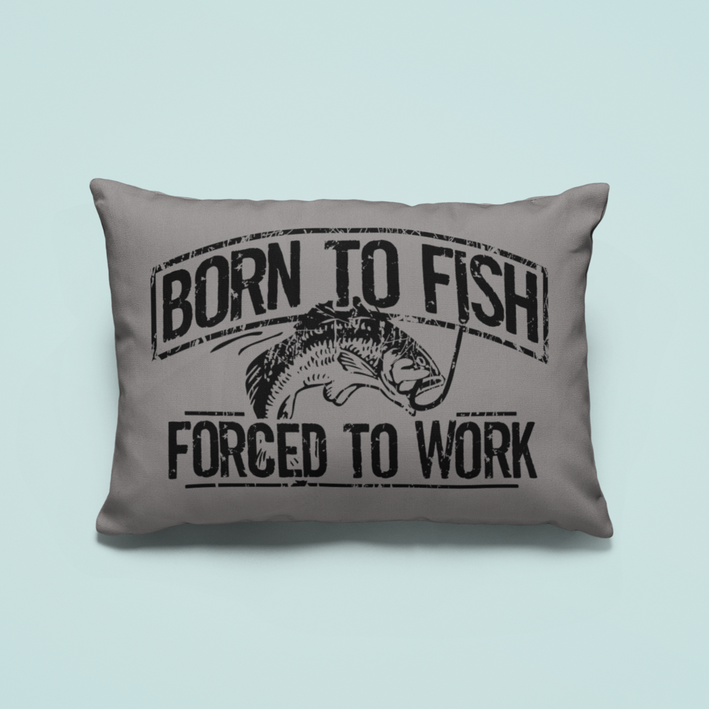Born To Fish Soft Microfiber Wrinkle and Stain Resistant Pillow Case