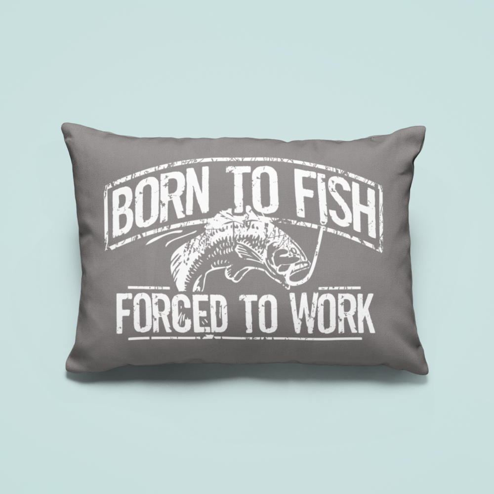 Born To Fish Soft Microfiber Wrinkle and Stain Resistant Pillow Case