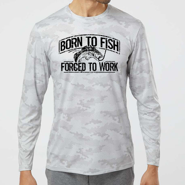 Born To Fish Pompano 217 Microfiber Digi Camo Performance Long Sleeve T-Shirt