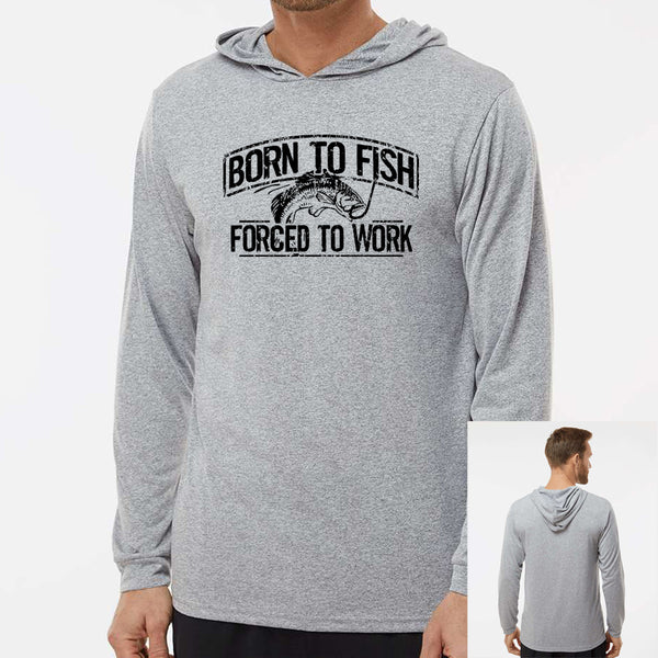 Born To Fish Bahama 220 Microfiber Performance Hooded Long Sleeve T-Shirt