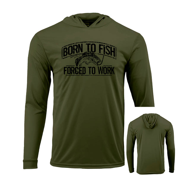 Born To Fish Bahama 220 Microfiber Performance Hooded Long Sleeve T-Shirt