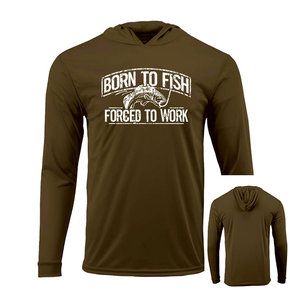 Born To Fish Bahama 220 Microfiber Performance Hooded Long Sleeve T-Shirt