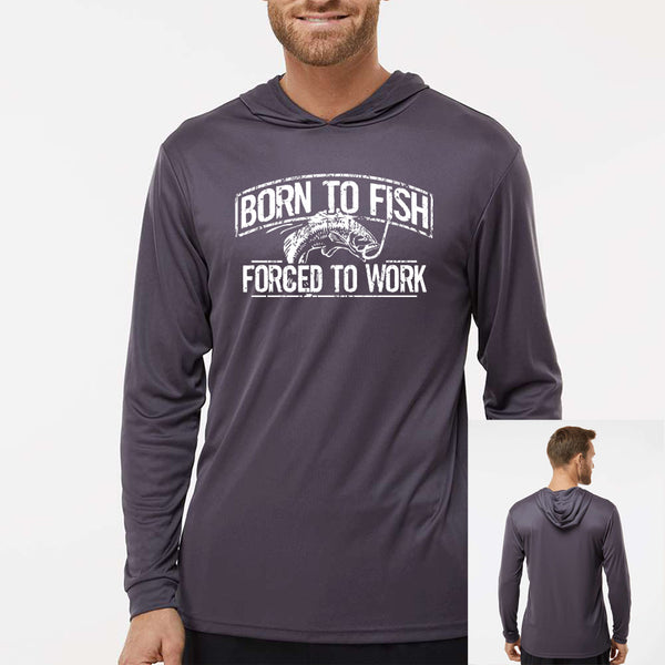 Born To Fish Bahama 220 Microfiber Performance Hooded Long Sleeve T-Shirt