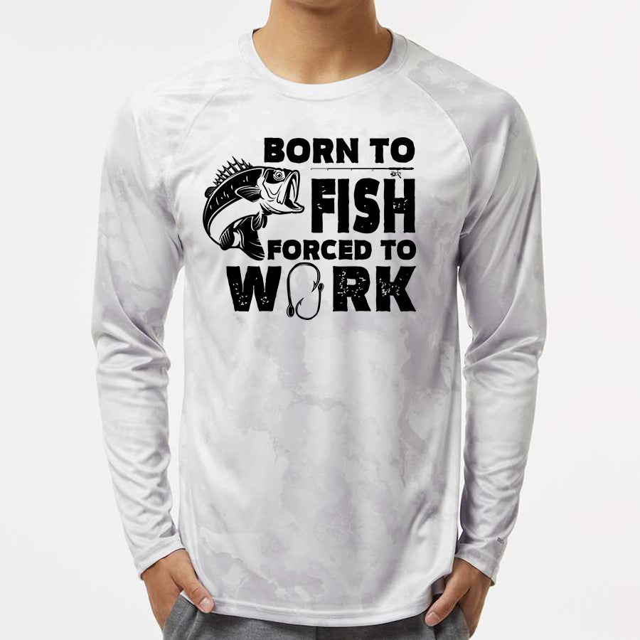 Born To Fish Cabo 228 Microfiber Camo Performance Long Sleeve T-Shirt