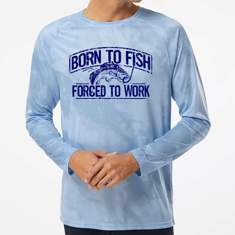 Born To Fish Cabo 228 Microfiber Camo Performance Long Sleeve T-Shirt