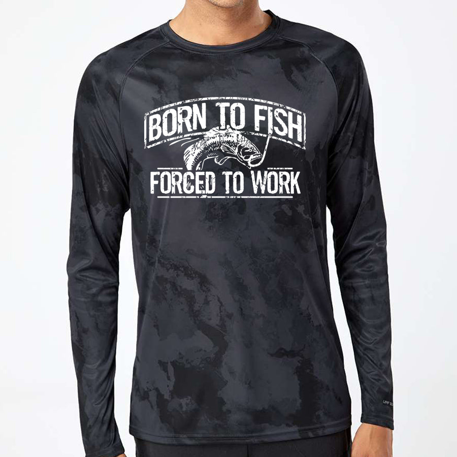 Born To Fish Cabo 228 Microfiber Camo Performance Long Sleeve T-Shirt