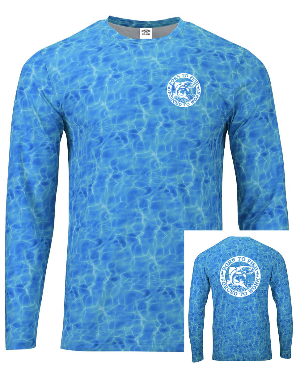 Born To Fish Belize 230 Snag Resistant Microfiber Performance Long Sleeve T-Shirt