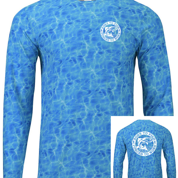 Born To Fish Belize 230 Snag Resistant Microfiber Performance Long Sleeve T-Shirt