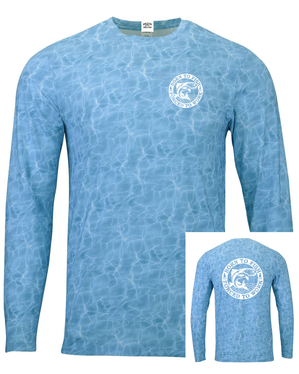 Born To Fish Belize 230 Snag Resistant Microfiber Performance Long Sleeve T-Shirt