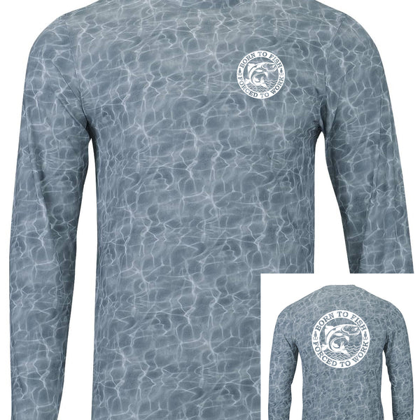 Born To Fish Belize 230 Snag Resistant Microfiber Performance Long Sleeve T-Shirt