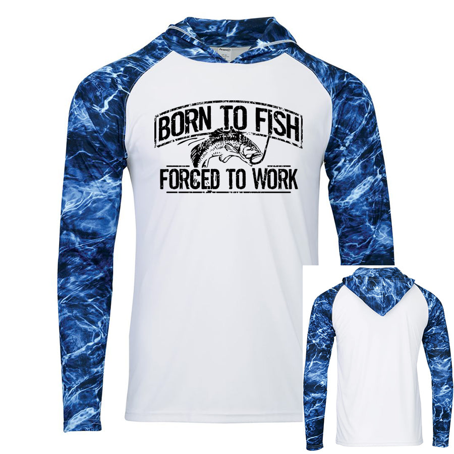 Born To Fish Biloxi 241 Performance Hooded Long Sleeve T-Shirt