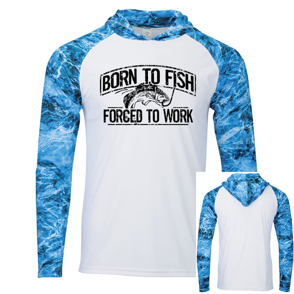 Born To Fish Biloxi 241 Performance Hooded Long Sleeve T-Shirt