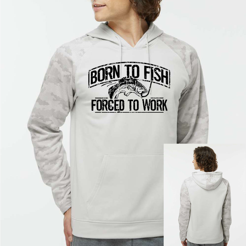 Born To Fish Tahoe 306 Digi Camo Microfiber Fleece Performance Hooded Sweatshirt