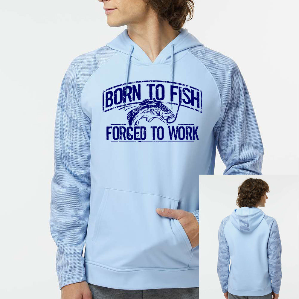 Born To Fish Tahoe 306 Digi Camo Microfiber Fleece Performance Hooded Sweatshirt