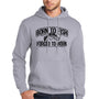 Born To Fish Black Design Fleece Heavy Blend Pullover Hooded Sweatshirt