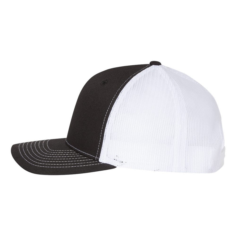 Born To Fish Structured Hat Mid-Profile with Mesh Snapback Adjustable Trucker Cap