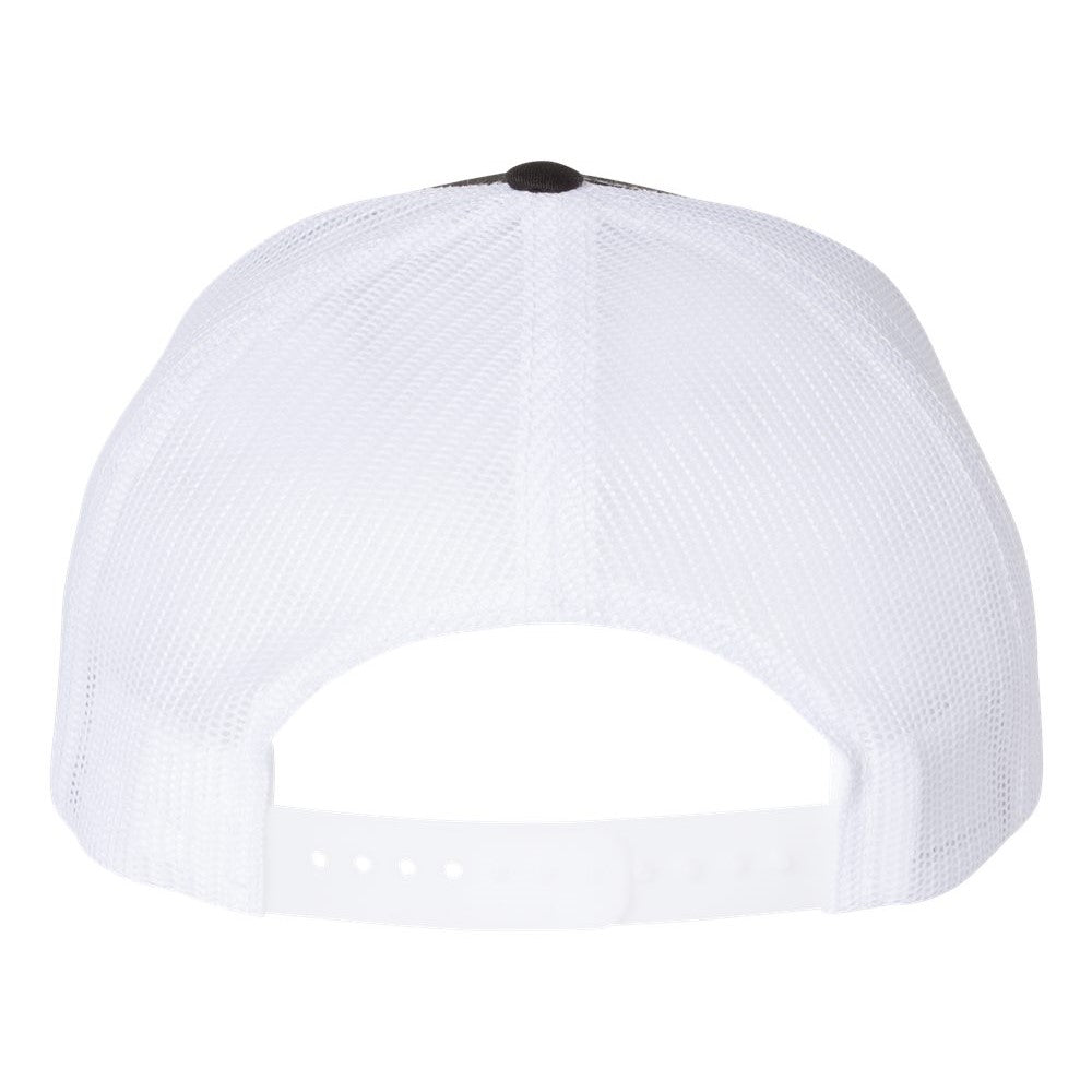 Born To Fish 112FP Structured Hat Mid-Profile Snapback Adjustable Trucker Cap