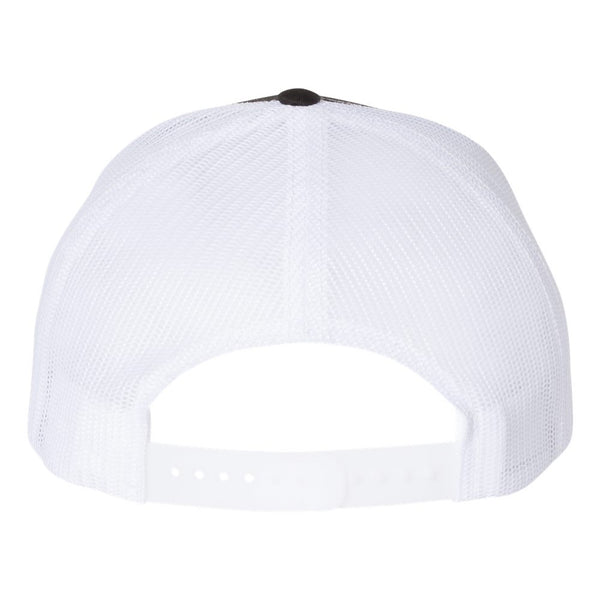 Born To Fish 112FP Structured Hat Mid-Profile Snapback Adjustable Trucker Cap