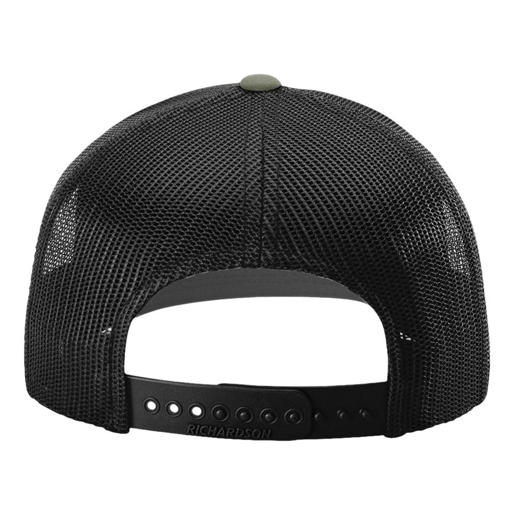 Born To Fish 112FP Structured Hat Mid-Profile Snapback Adjustable Trucker Cap