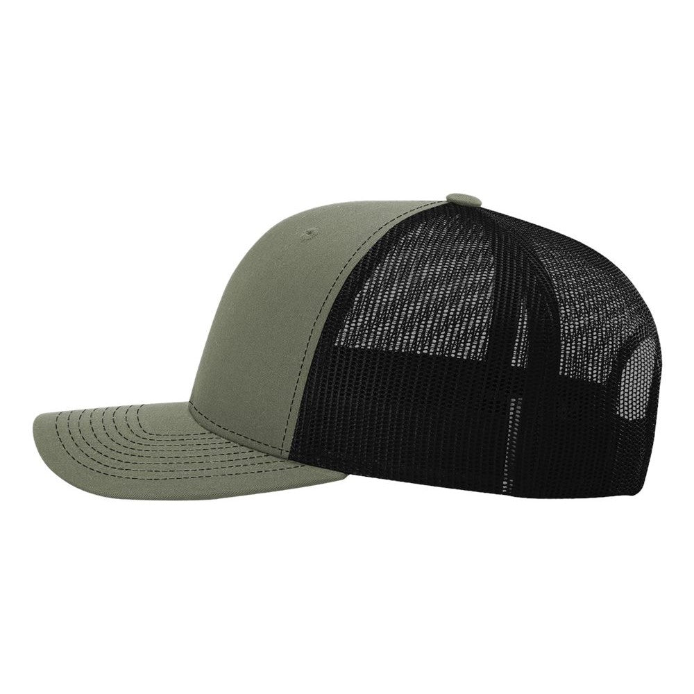 Born To Fish 112FP Structured Hat Mid-Profile Snapback Adjustable Trucker Cap