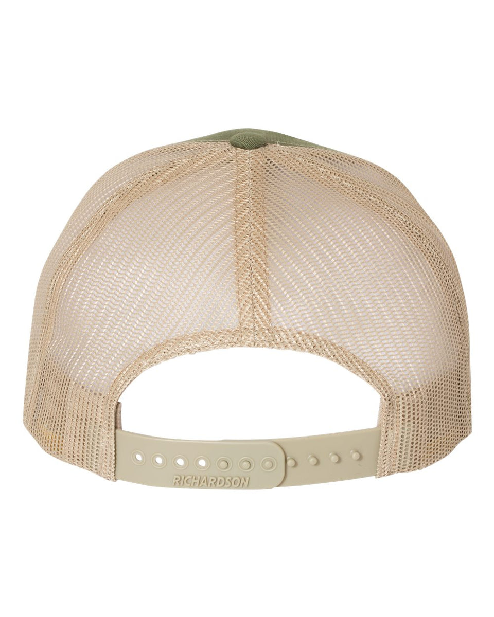 Born To Fish 112FP Structured Hat Mid-Profile Snapback Adjustable Trucker Cap