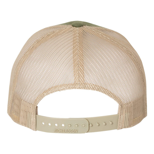 Born To Fish 112FP Structured Hat Mid-Profile Snapback Adjustable Trucker Cap