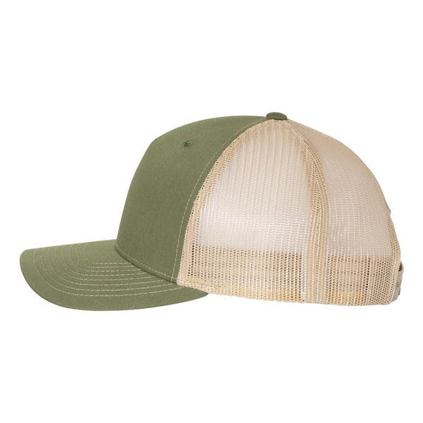 Born To Fish 112FP Structured Hat Mid-Profile Snapback Adjustable Trucker Cap