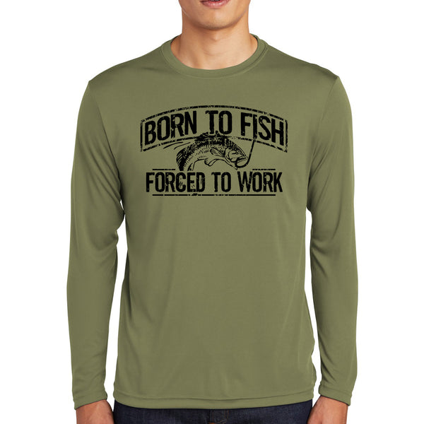 Born To Fish 350LSB Competitor Microfiber Performance Long Sleeve T-Shirt
