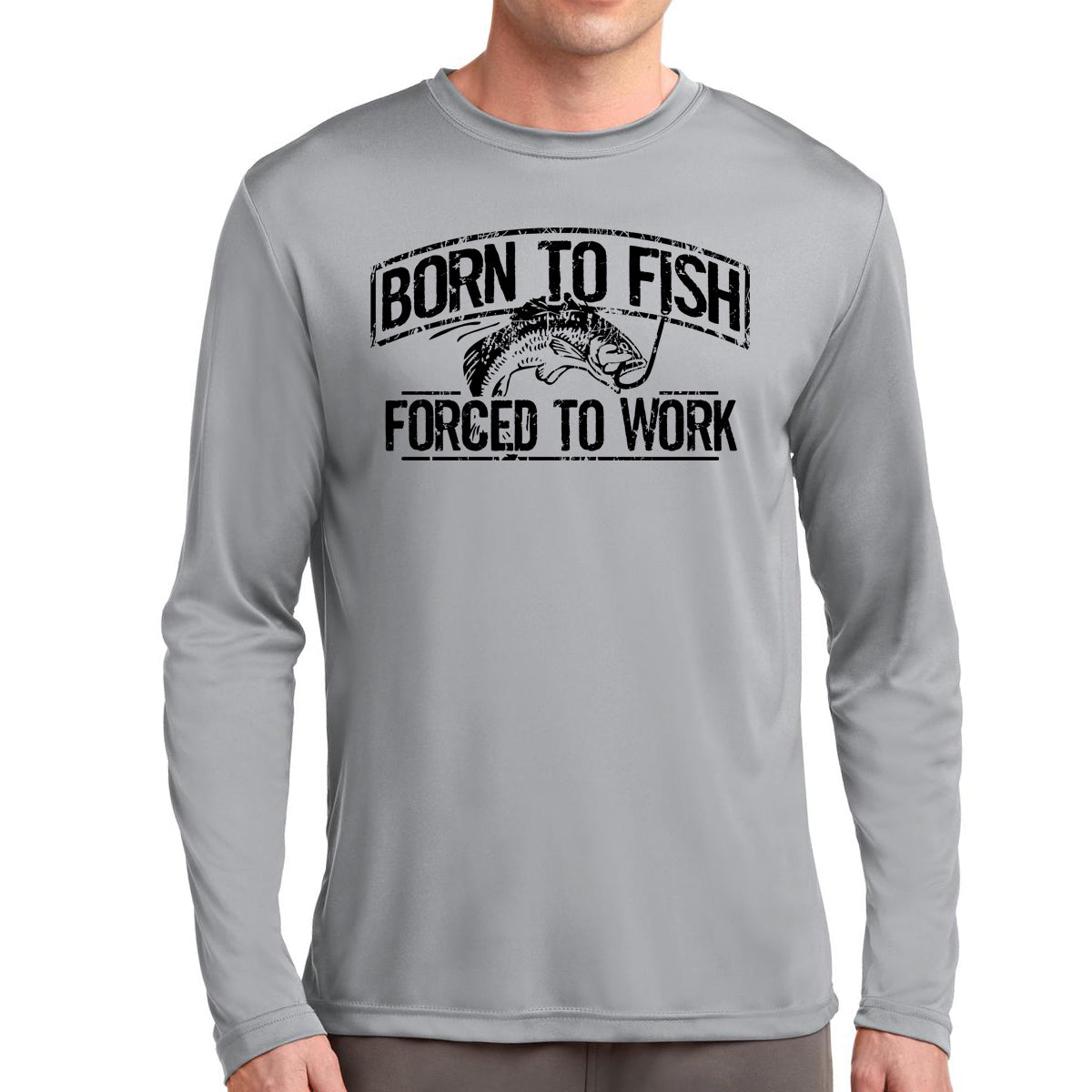 Born To Fish 350LSB Competitor Microfiber Performance Long Sleeve T-Shirt